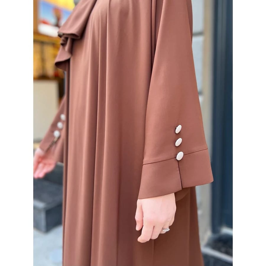 Classic Coffee-Colored Abaya